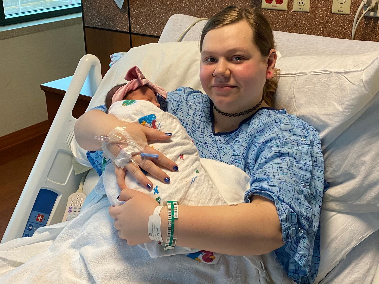 Alexis Curtiss, of Miamisburg, is celebrating the birth of her first child, Savannah Ann Curtiss.