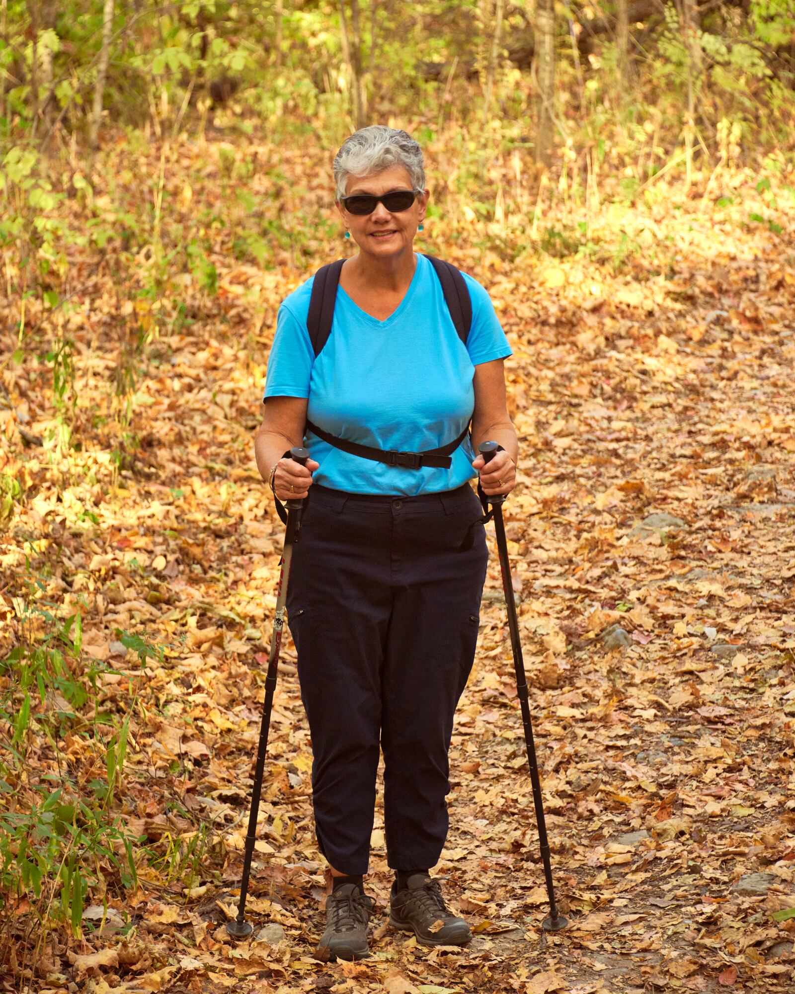 Participants in the Older Adult Adventures Series can learn how to use equipment, like trekking poles - CONTRIBUTED