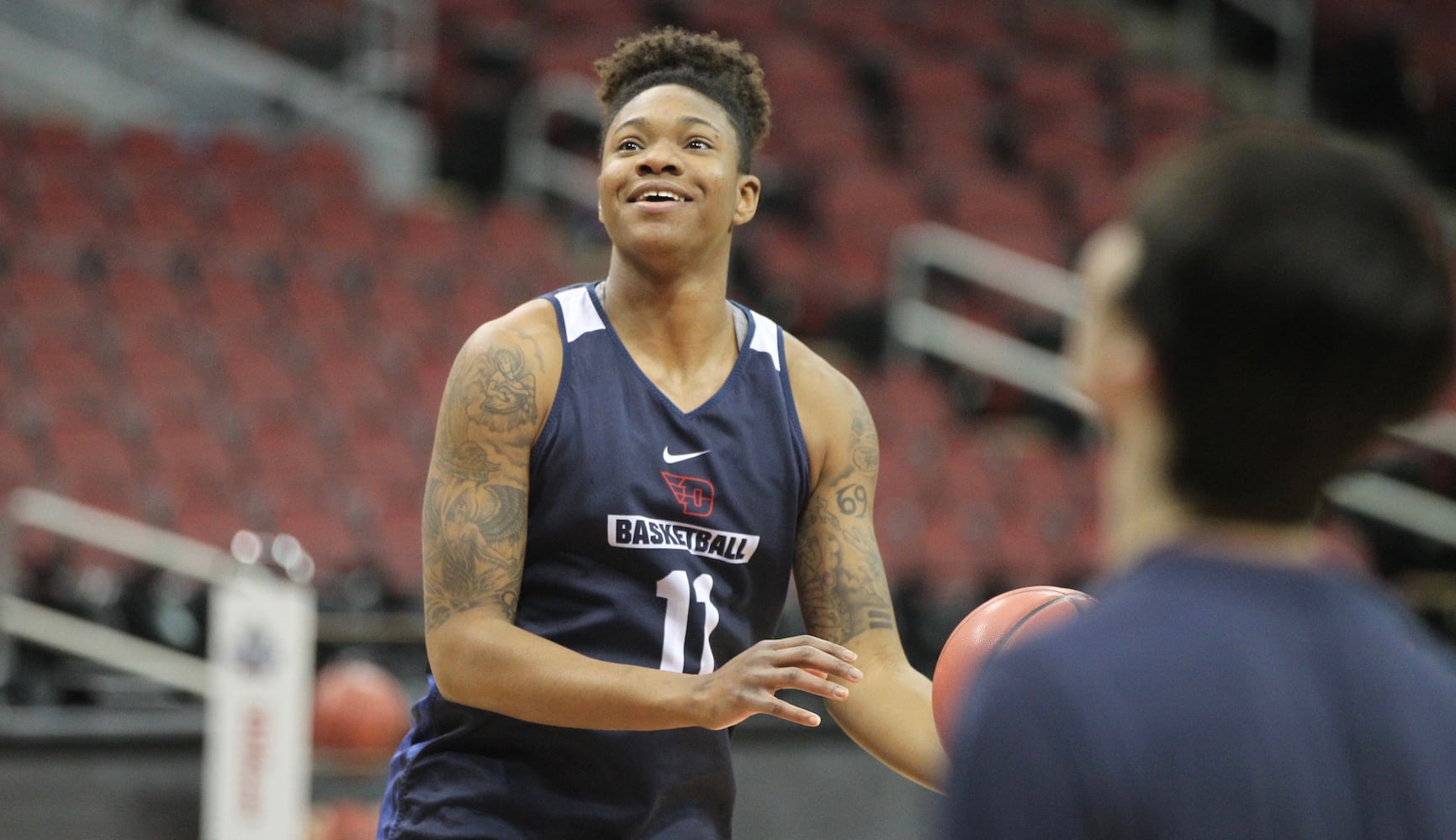 Photos: Dayton Flyers practice in Louisville