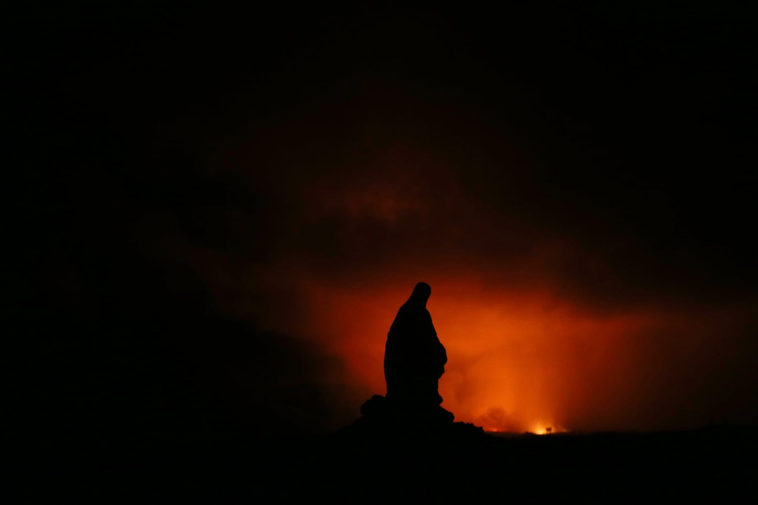 Photos: Hawaii volcano erupts