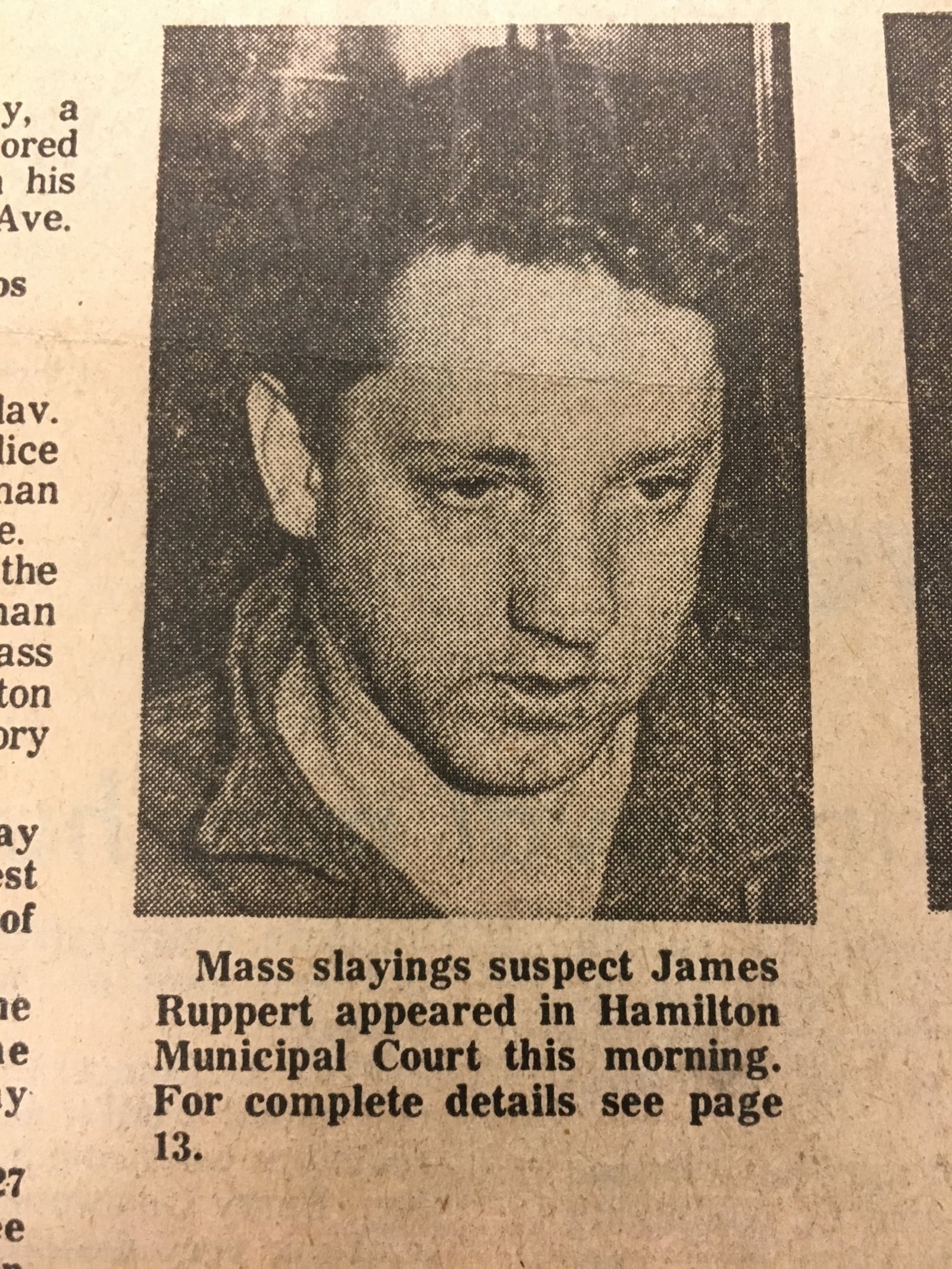 James Ruppert, a Hamilton man who killed 11 members of his family on Easter Sunday in 1975, has died in prison.