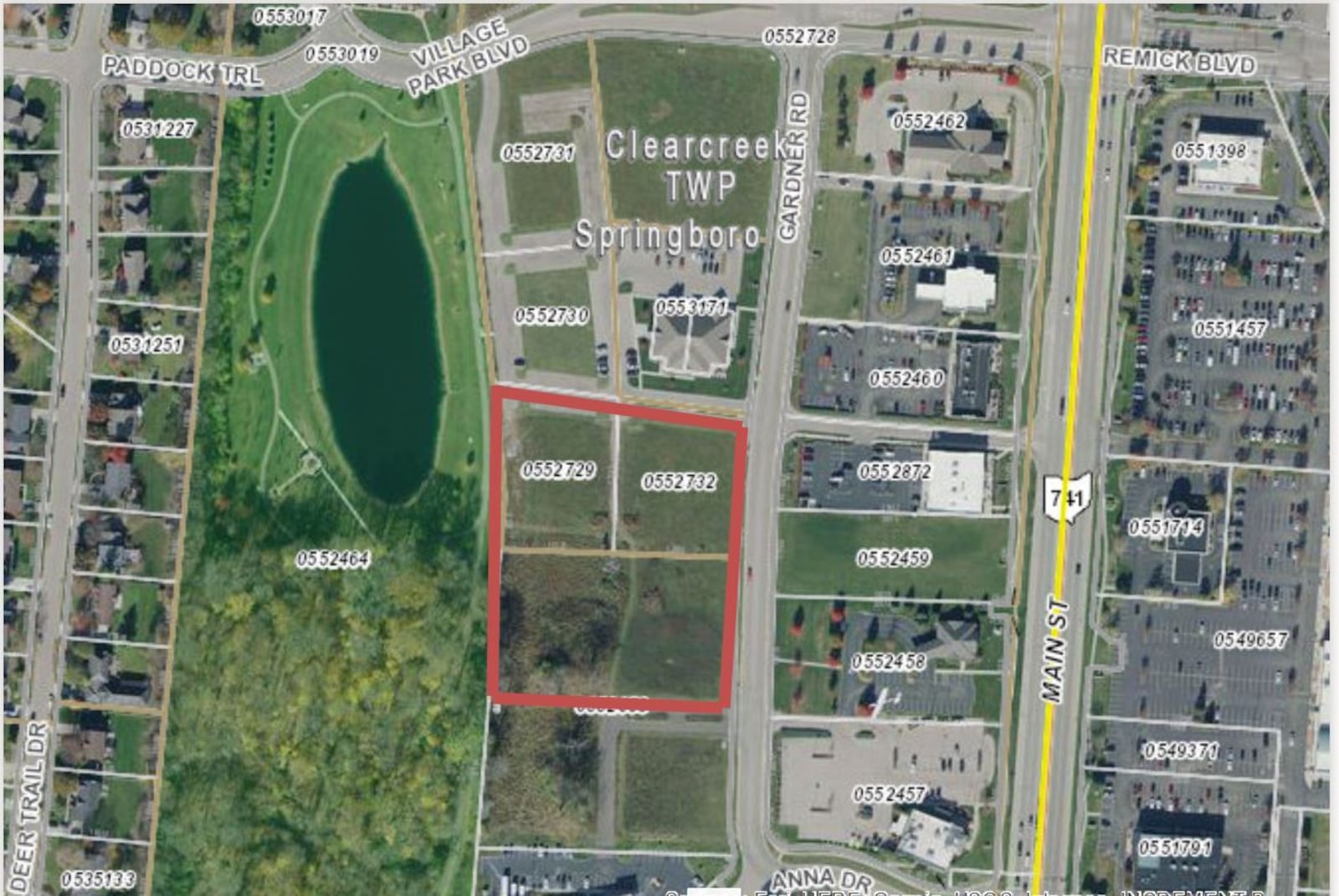 The city of Springboro will purchase approximately four acres of land as part of a partnership with the Clearcreek Twp. Fire District to construct a new fire station. The new station will be located on Gardner Road between Anna Drive and Village Park Boulevard and will provide fire suppression and EMS services for the northern portion of the city and township. CONTRIBUTED/CITY OF SPRINGBORO