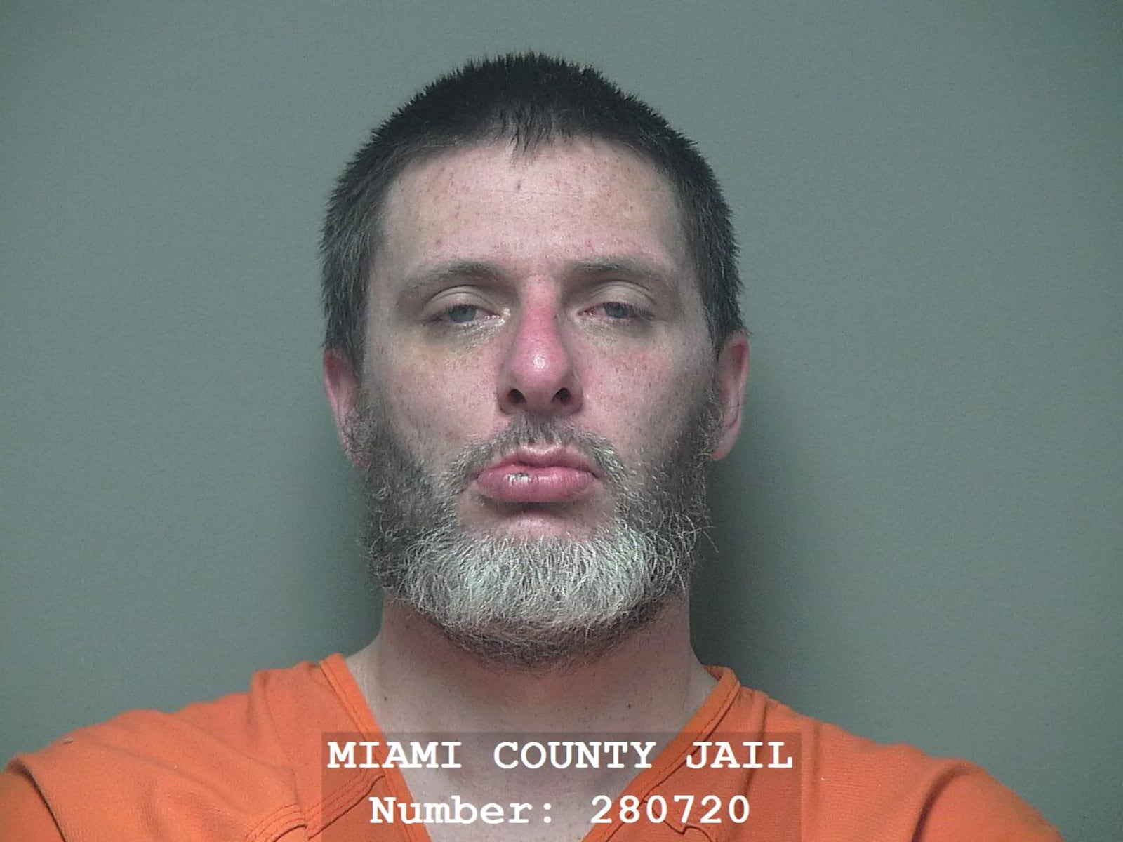 Derek V. Grimm is facing charges of engaging in a pattern of corrupt, 33 counts of felony theft,  grand theft, receiving stolen property, tampering with evidence and breaking and entering after a crime spree from 2021 to 2023, according to a release from Dave Duchak, a sheriff for Miami County Sheriff’s Office.
Photo Credit: Miami County Sheriff’s Office.