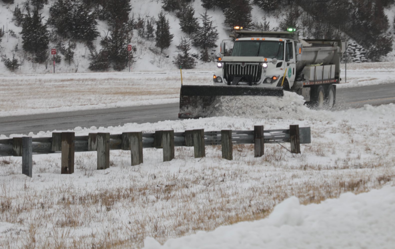 PHOTOS: First heavy snowfall of the season hits the Miami Valley