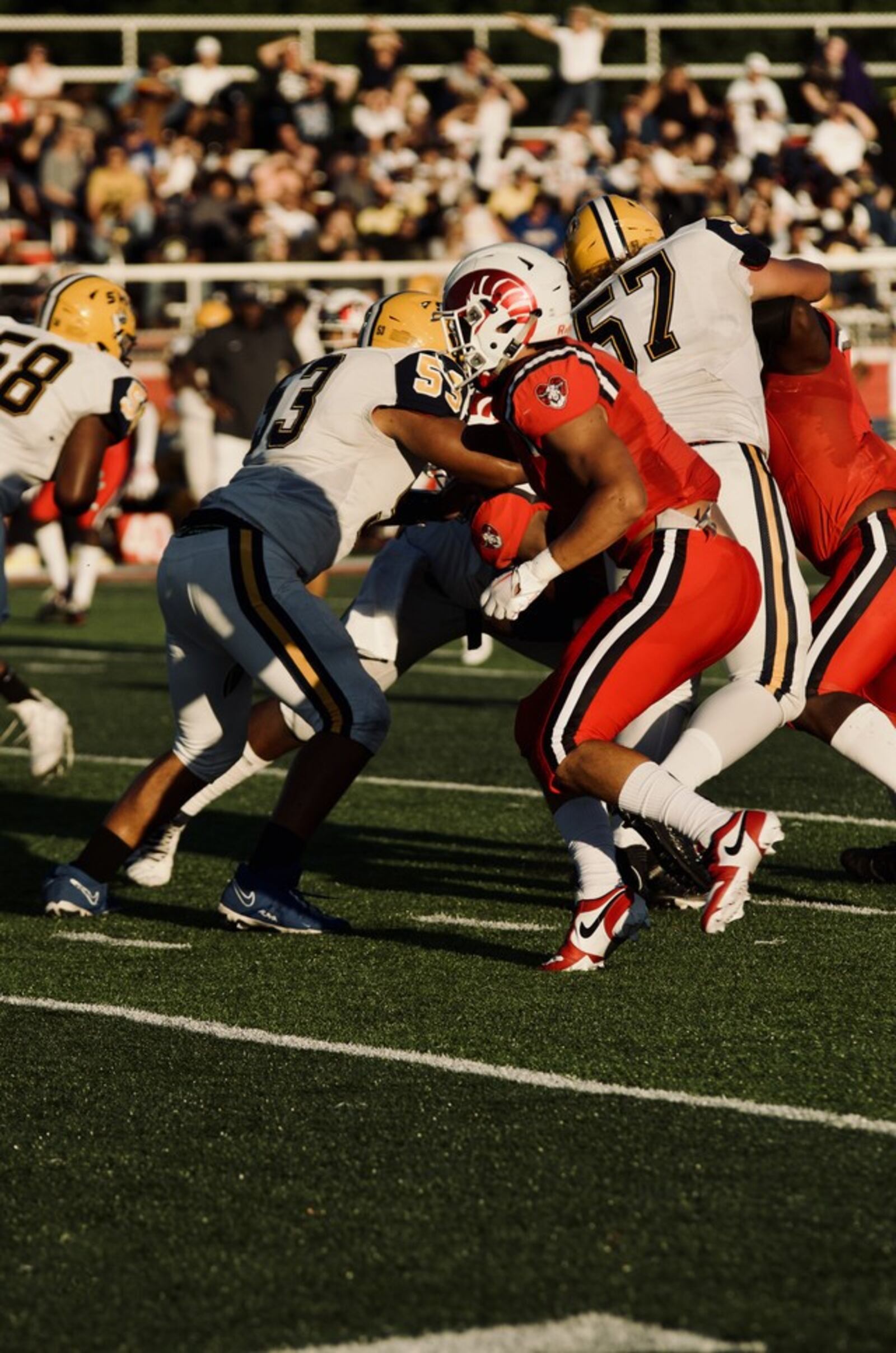 Trotwood-Madison linebacker Issiah Evans on defense against Springfield. CONTRIBUTED