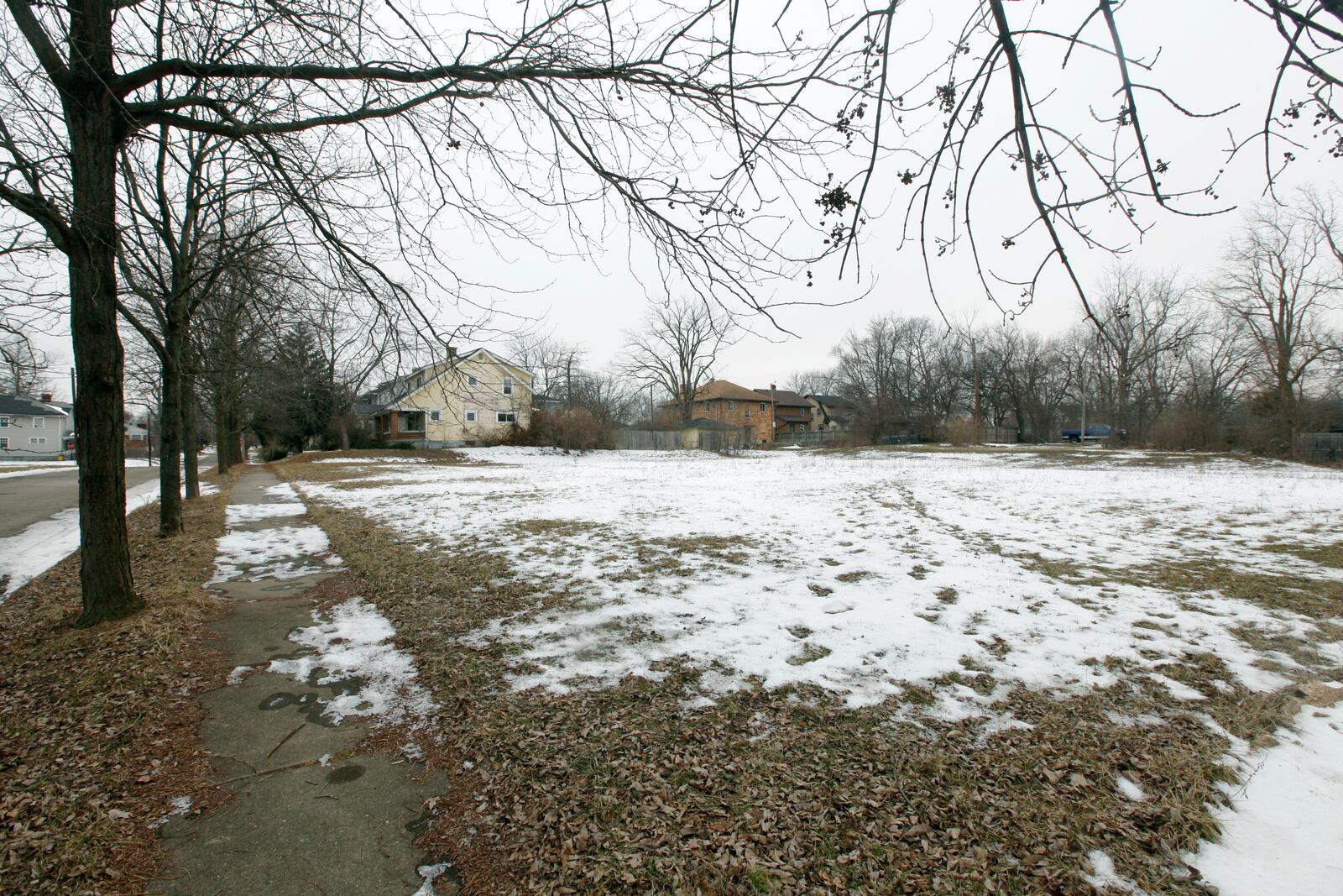 This large lot in Dayton in 2014 had the most delinquent taxes of any residential property in Montgomery County.  ARCHIVE. LISA POWELL / STAFF