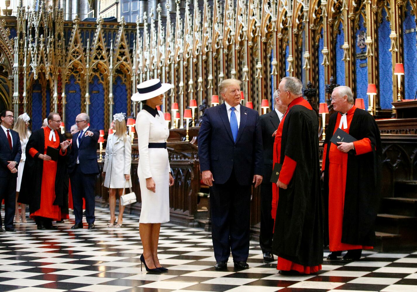 Photos: Trump arrives in United Kingdom for 3-day state visit