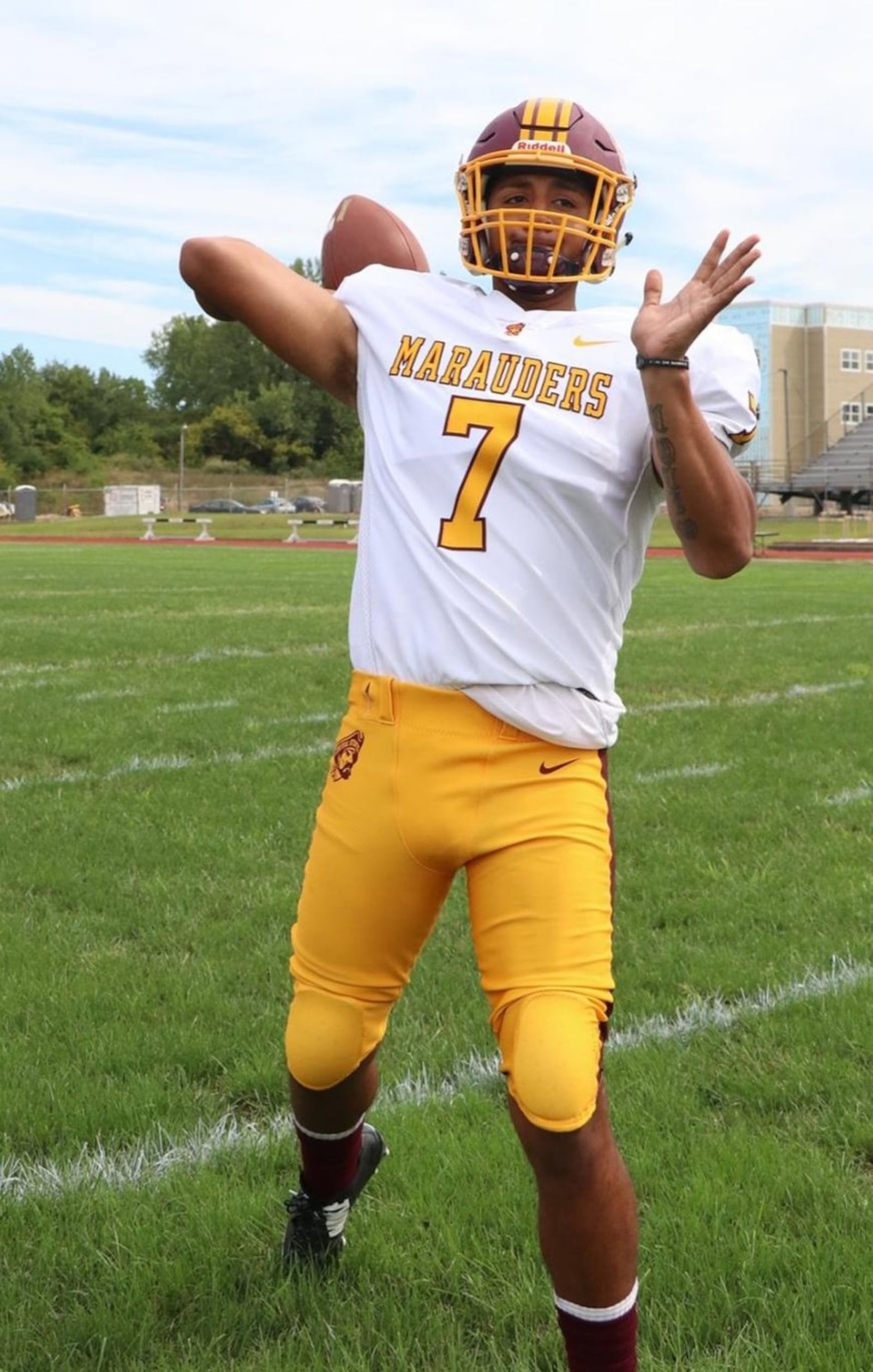 Frank Cocio will start at quarterback on Saturday as Central State opens its season vs. Quincy College at McPherson Stadium. Nick Novy/CENTRAL STATE