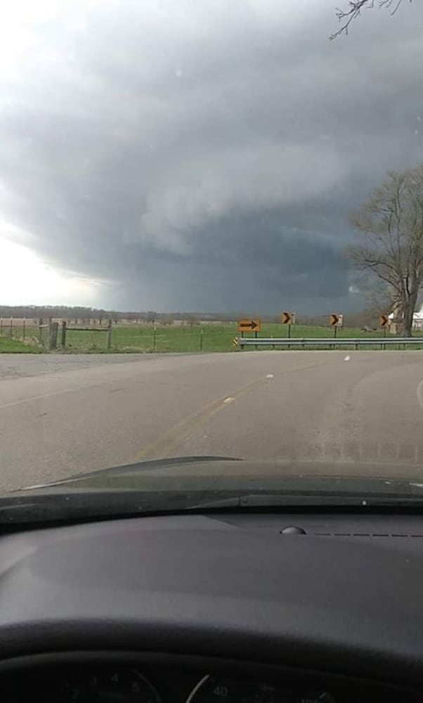 PHOTOS: Heavy rain, wind move into Miami Valley