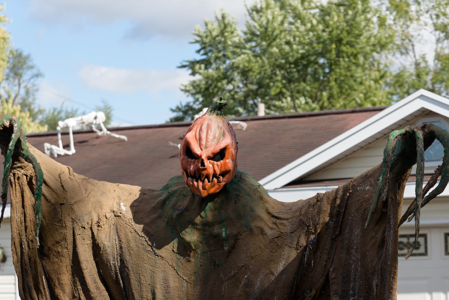 PHOTOS: Larger than life Halloween decorations in downtown Fairborn