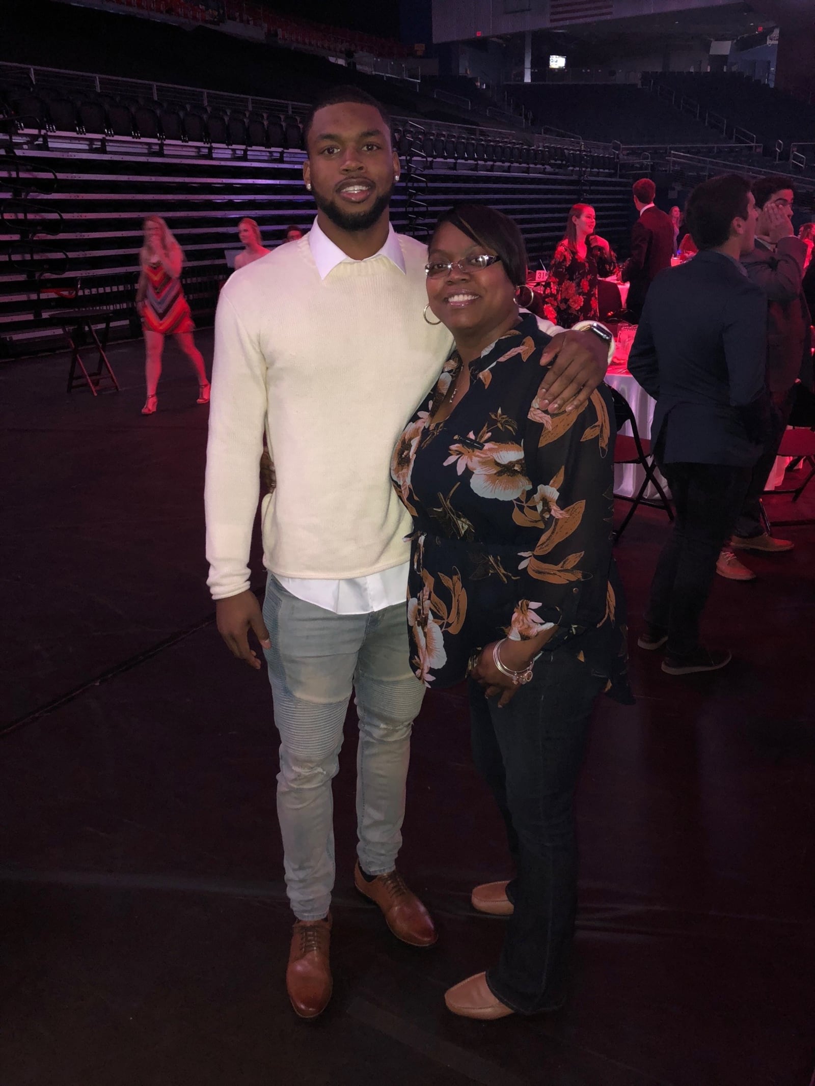 Trey Landers and his mom, Tracy Matthews. CONTRIBUTED