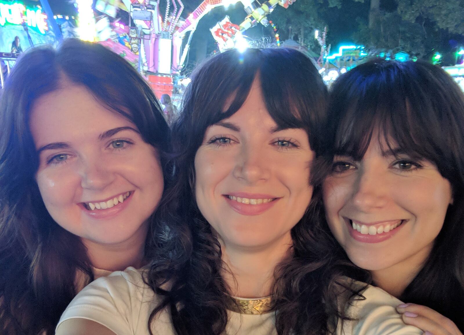 Hadley Drodge (center) with her sisters Kaylyn and Jenieva Drodge  at the Darke County Fair. CONTRIBUTED PHOTO