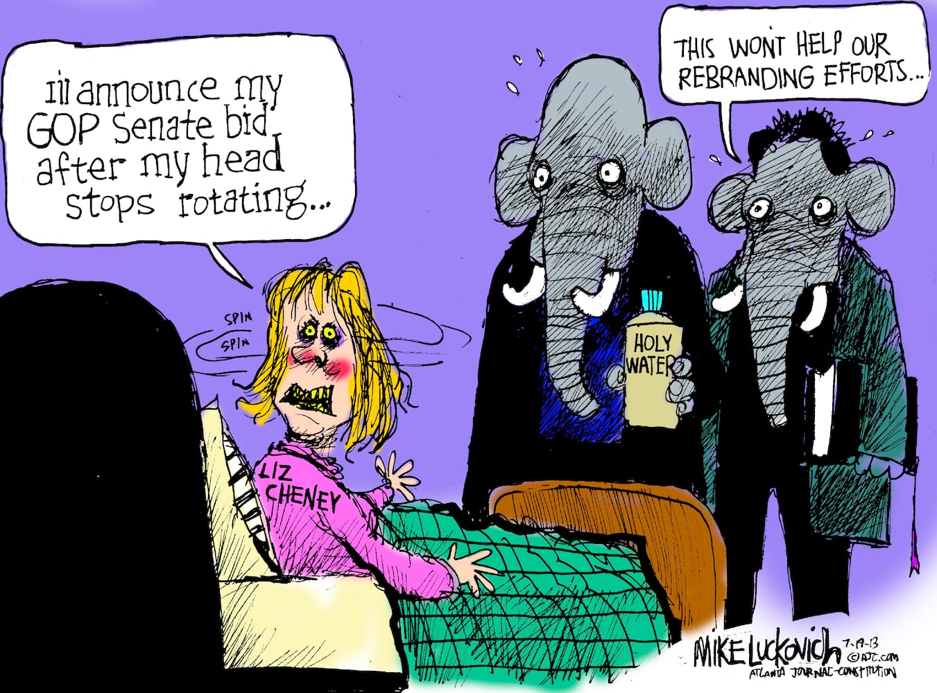 Luckovich: Liz Cheney