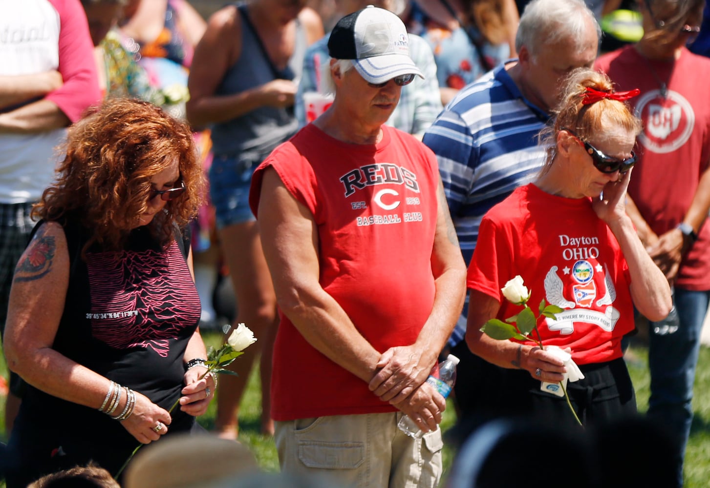 PHOTOS: Prayer vigil held for victims of Oregon District shooting