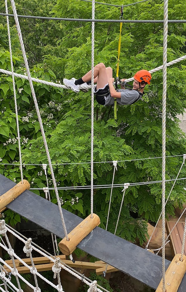 PHOTOS: Cincinnati Zoo’s new aerial adventure course will test your climbing skills