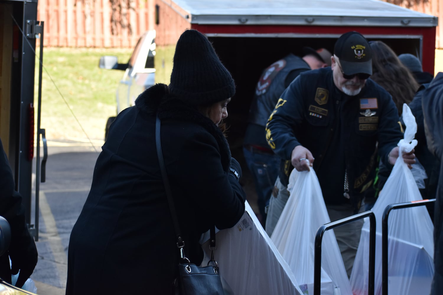 Bikers deliver more than $10K in presents to Montgomery County foster kids Dec. 1 2024