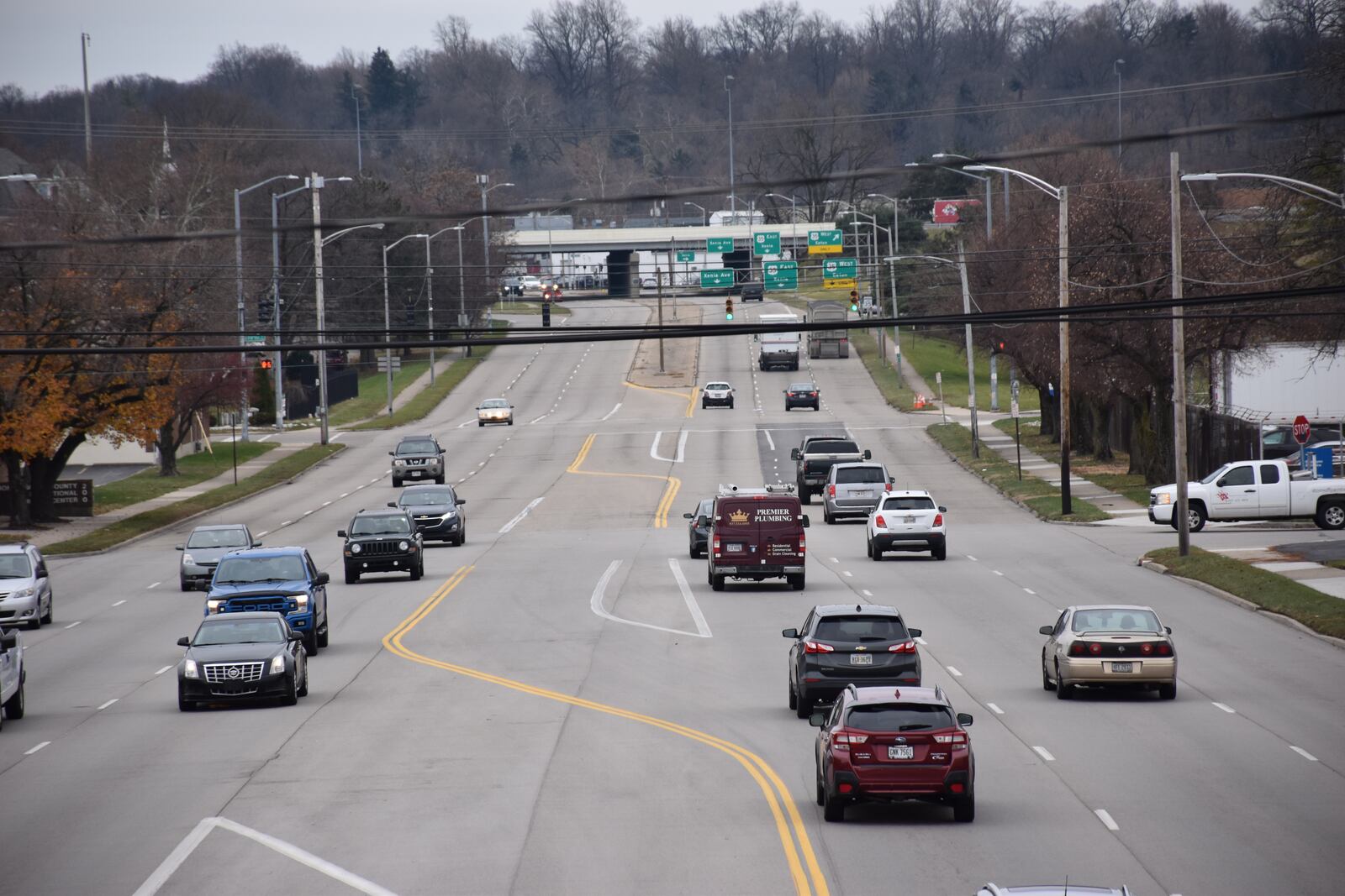 Keowee Street near the East Fifth Street intersection in Dayton. About 27,200 vehicles travel this section of Keowee each day. CORNELIUS FROLIK / STAFF