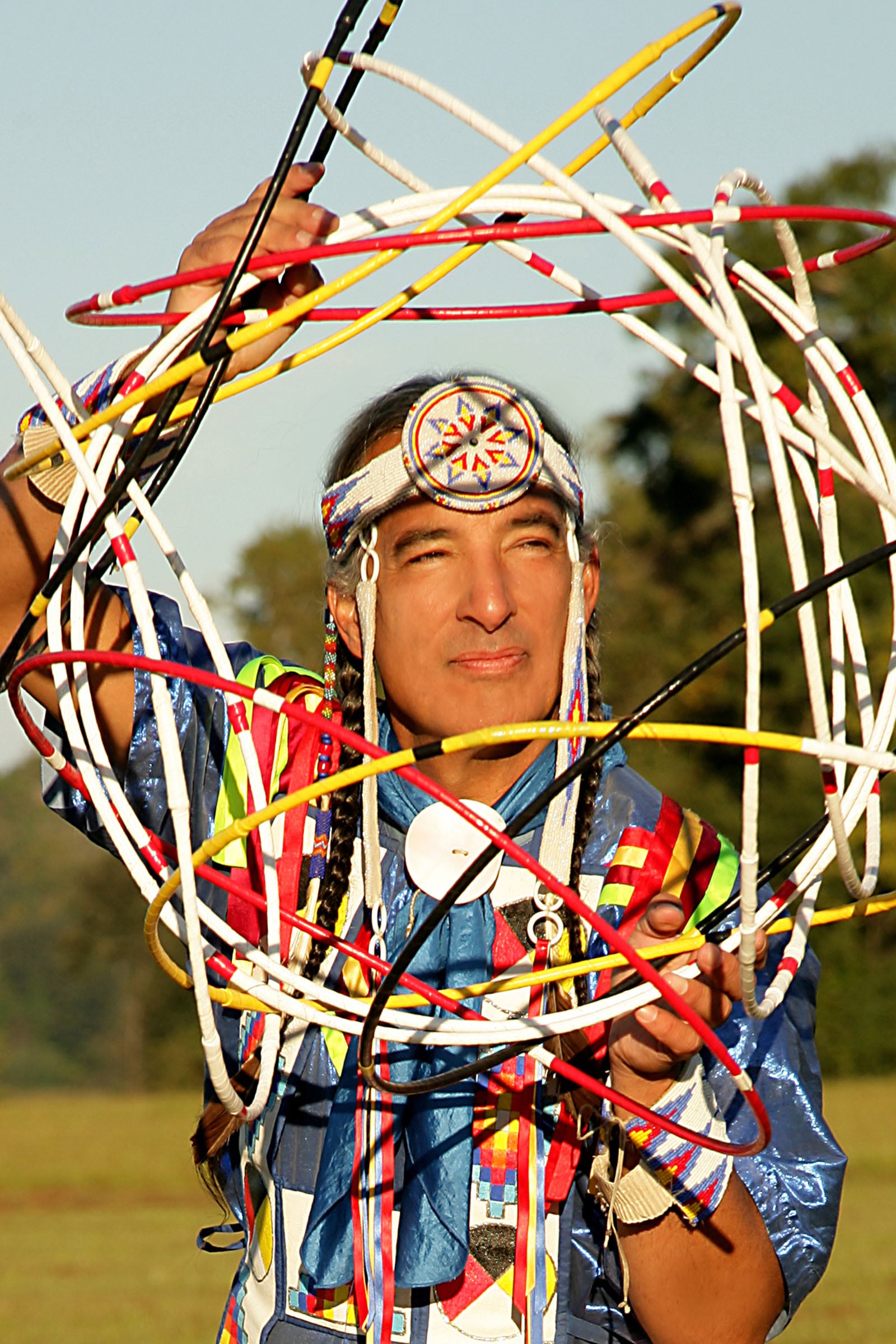 Native American hoop dancer Kevin Locke sold out two matinee shows at the Schuster Center’s Mathile Theatre on Monday, Oct. 10 but tickets remain for the evening performance presented by Dayton Live.