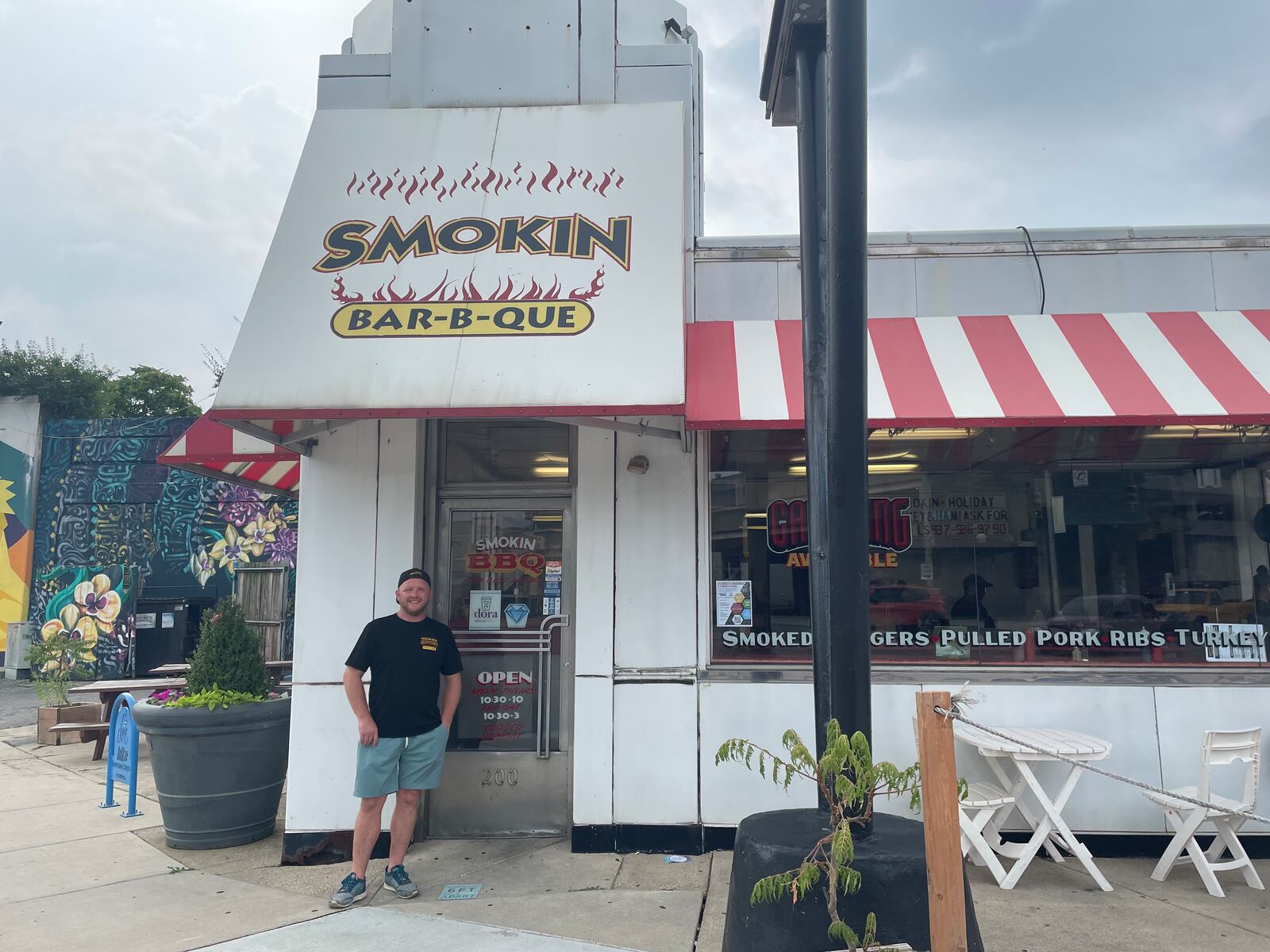 AJ Bauer owns Smokin' Bar-B-Que with his brother, Branden.