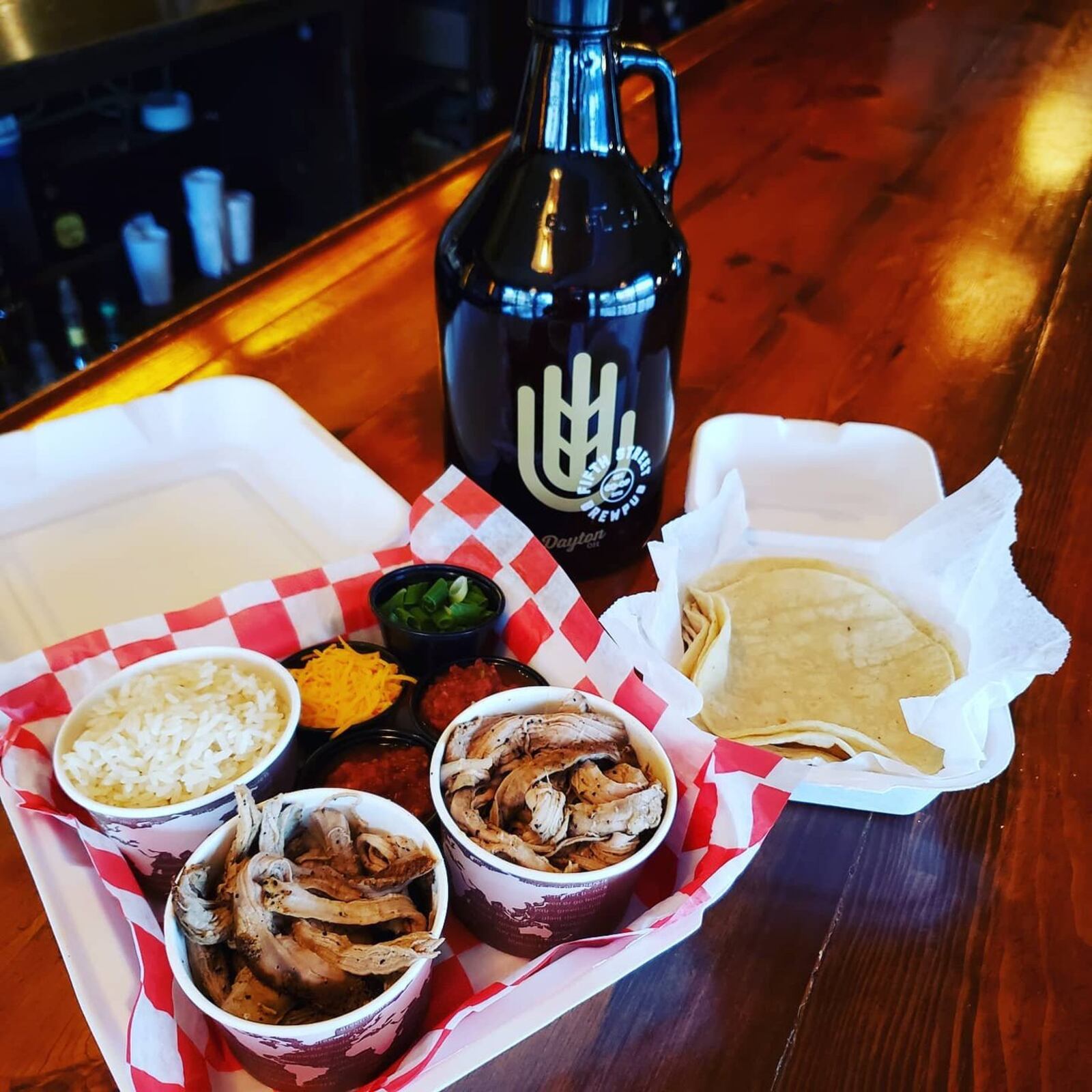 Fifth Street Brewpub is offering “Taco Take-Out.” CONTRIBUTED