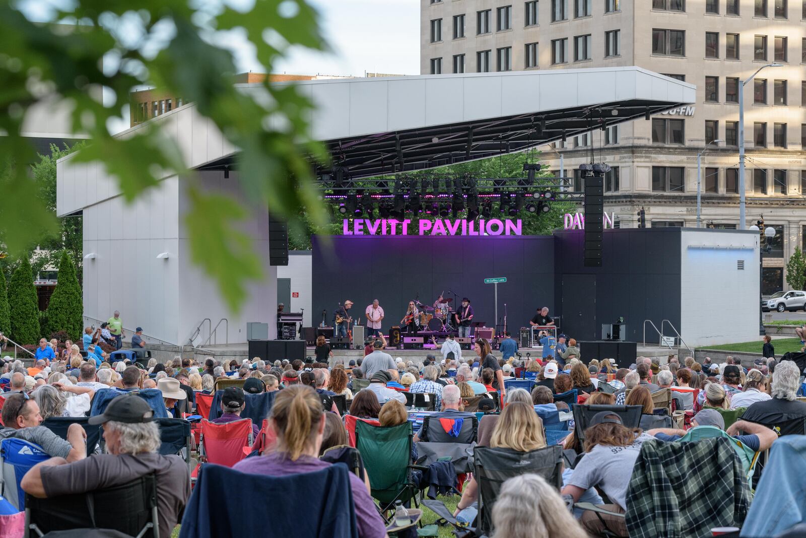 Central Ohio country rock band McGuffey Lane played a free concert at Levitt Pavilion in downtown Dayton on Friday, May 31, 2024 as part of the venue’s opening weekend for its summer concert series. Eleyet McConnell opened the show. TOM GILLIAM / CONTRIBUTING PHOTOGRAPHER