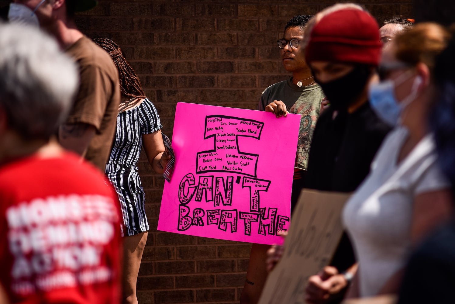 Crowd gathers for peaceful protest and march in Middletown