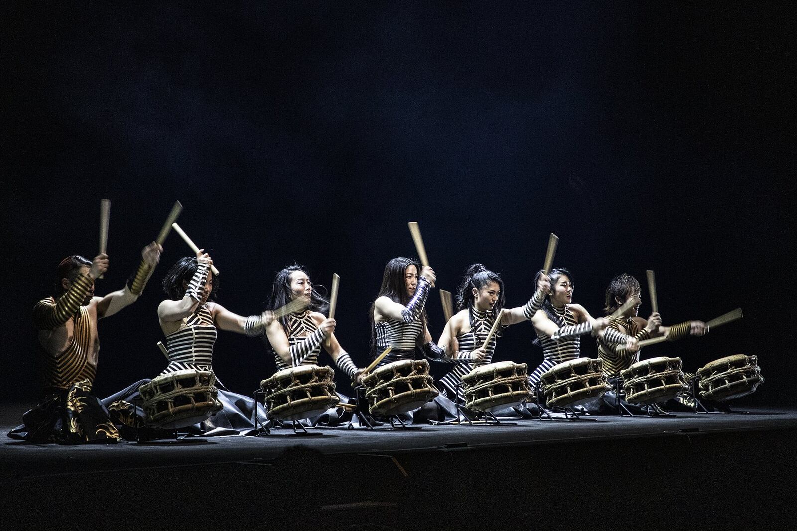 Victoria Theatre Association’s Projects Unlimited Star Attraction Series presents Japanese percussion group Drum Tao at Victoria Theatre in Dayton on Saturday, March 14. CONTRIBUTED