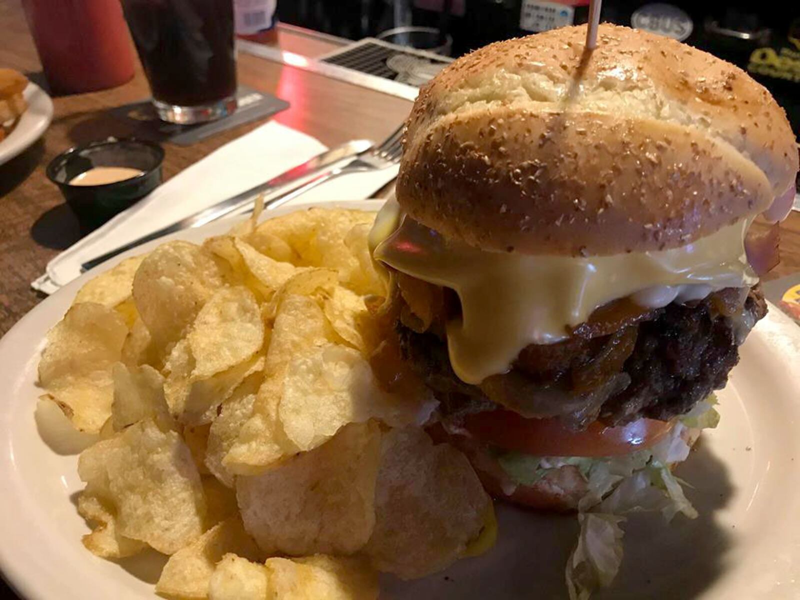 The Thurman Burger at the Thurman Cafe in Columbus, Ohio.