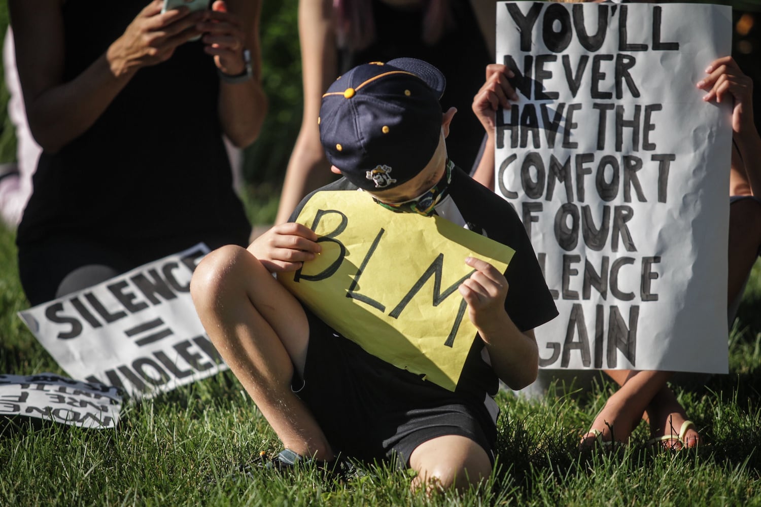 PHOTOS: Protesters gather in Oakwood for social justice