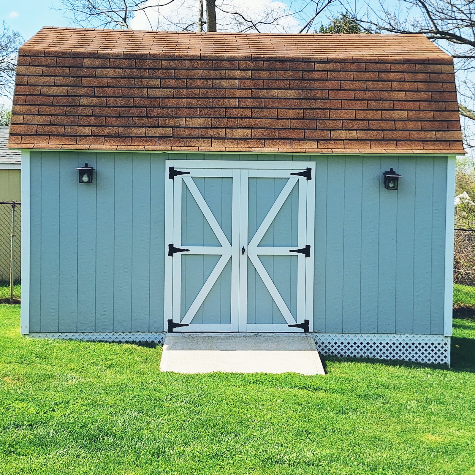 Updating the shed was a big project. 