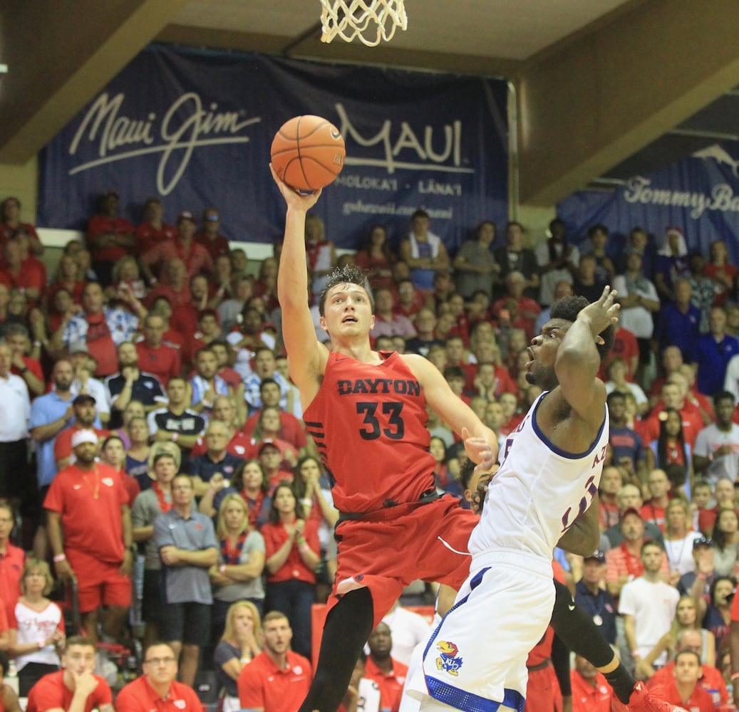 Photos: Dayton Flyers fall to Kansas in Maui Invitational