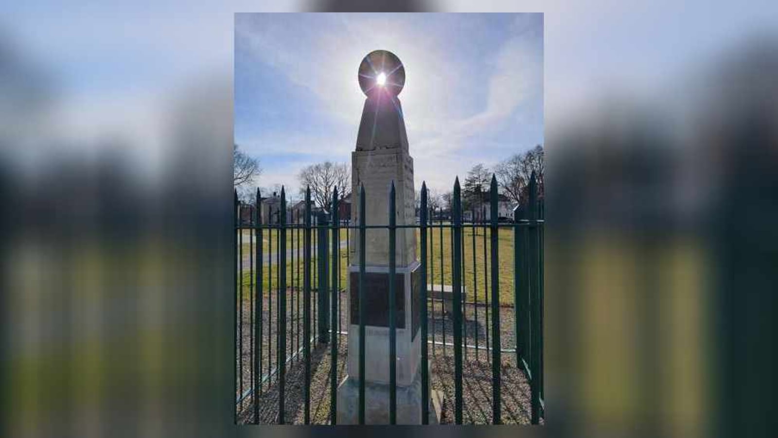 Pictured is the Hollow Earth Monument, which is one of the oldest public memorials in the United States. It marks the gravesite of Capt. John Cleves Symmes, hero of the War of 1812. Symmes later announced that the Earth was hollow with holes at the North and South Poles. JON CELLA/CONTRIBUTED