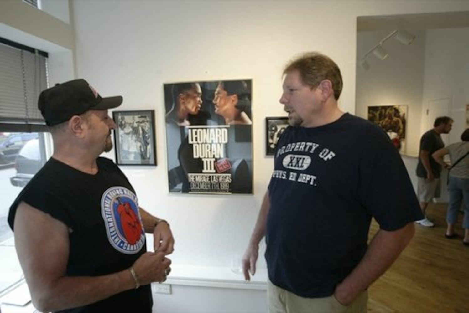 Boxing memorabilia on display