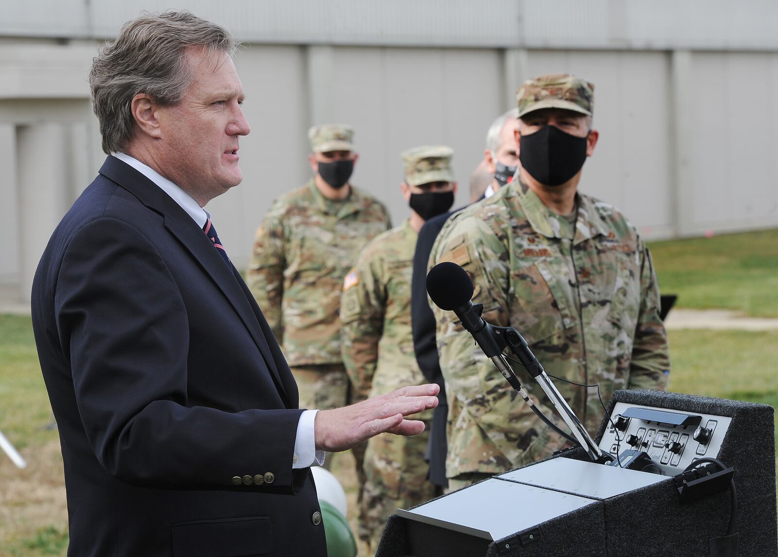 Congressman Michael Turner, was one of the guest speakers in November at the groundbreaking ceremony for the National Air and Space Intelligence Center's (NASIC) Intelligence Production Complex lll military construction project. MARSHALL GORBY\STAFF