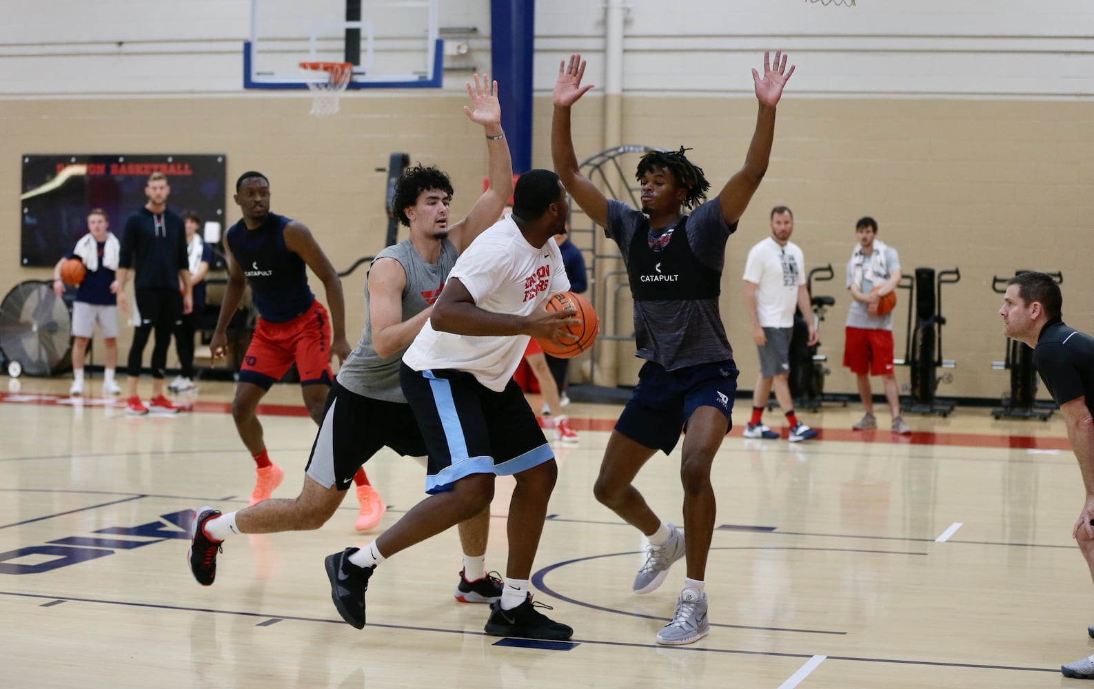 Dayton Flyers practice