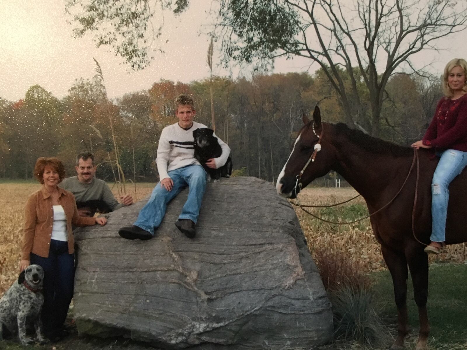 The Hasting family: Elizabeth, Dan, Josh and Kate Hasting.