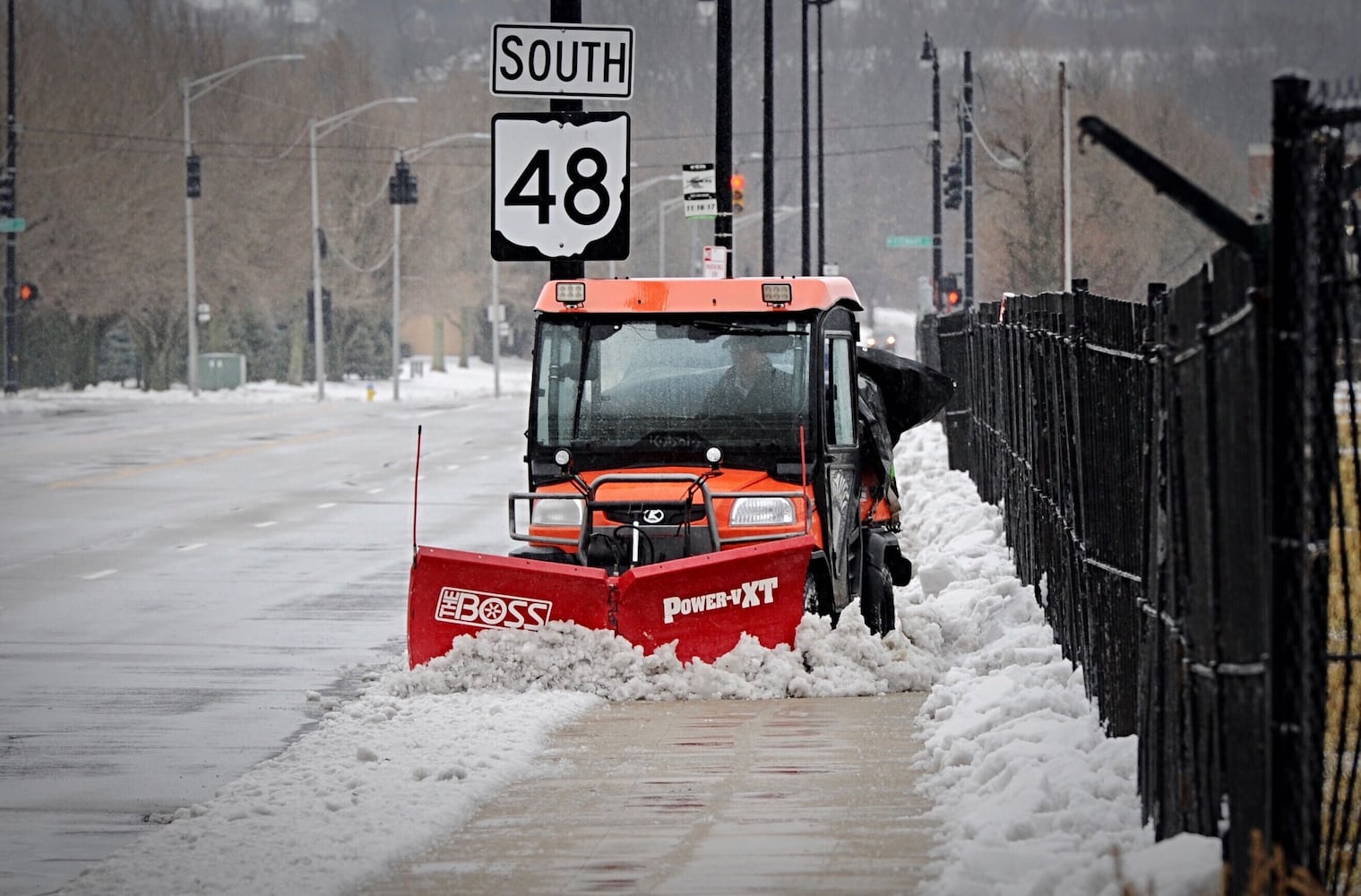 PHOTOS: First heavy snowfall of the season hits the Miami Valley