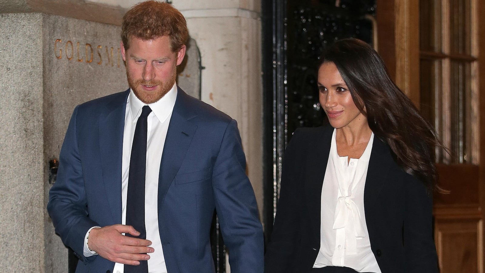 LONDON, UNITED KINGDOM - FEBRUARY 01:  Prince Harry and fiance Meghan Markle leave the 'Endeavour Fund Awards' Ceremony at Goldsmiths Hall on February 1, 2018 in London, England. The awards celebrate the achievements of wounded, injured and sick servicemen and women who have taken part in remarkable sporting and adventure challenges over the last year.  (Photo by Ben Stansall - WPA Pool/Getty Images)