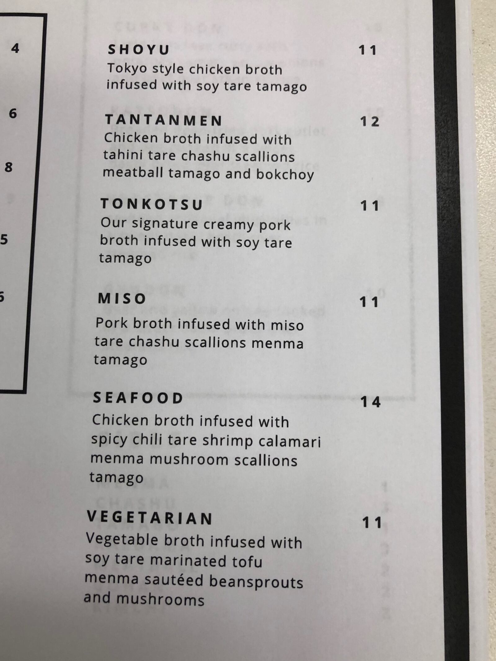 Hoshi Ramen at 2820 Colonel Glenn Highway across from Wright State University in Fairborn is scheduled to host its grand opening on Wednesdsay, July 17. This is an excerpt from its menu.