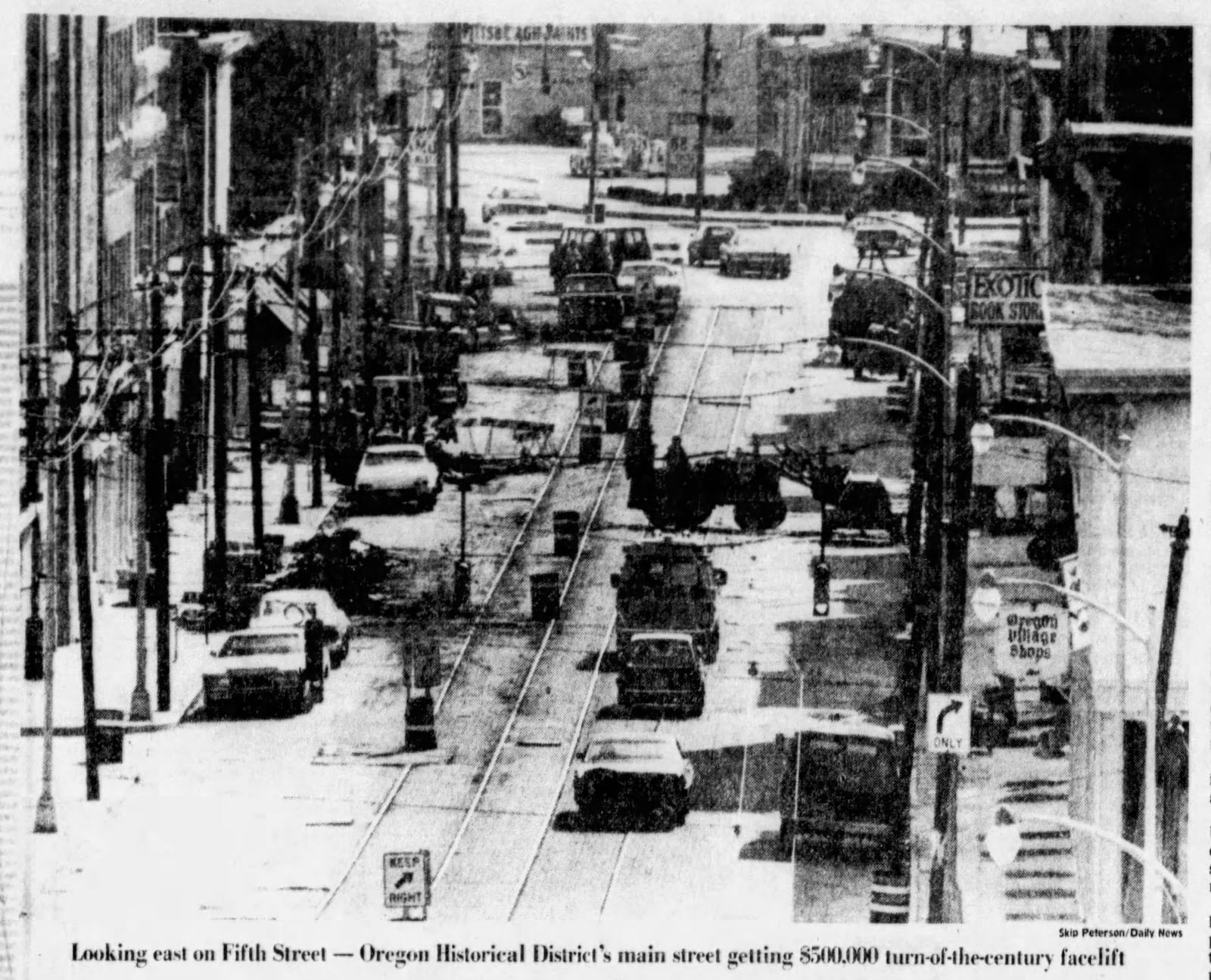 April 29, 1979: Oregon District merchants wait out road repairs. DAYTON DAILY NEWS ARCHIVES