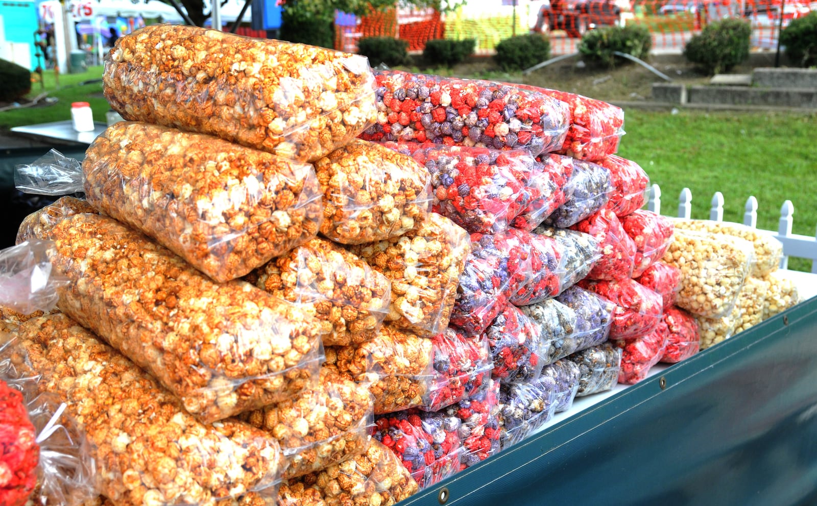 Popcorn in all varieties take center stage at the Beavercreek Popcorn Festival, which will take place Sept. 7-8.  The festival also features crafts, vendors, children's games, food, live entertainment, and more. David A. Moodie/Contributing Photographer