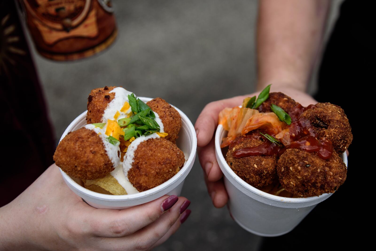 There were food trucks and food truck eats everywhere on Saturday, May 18, 2019, at the fifth annual Miami County Food Truck Rally & Competition at the Miami County Fairgrounds in Troy. More than 60 food vendors were serving up their finest to huge crowds. TOM GILLIAM/CONTRIBUTED