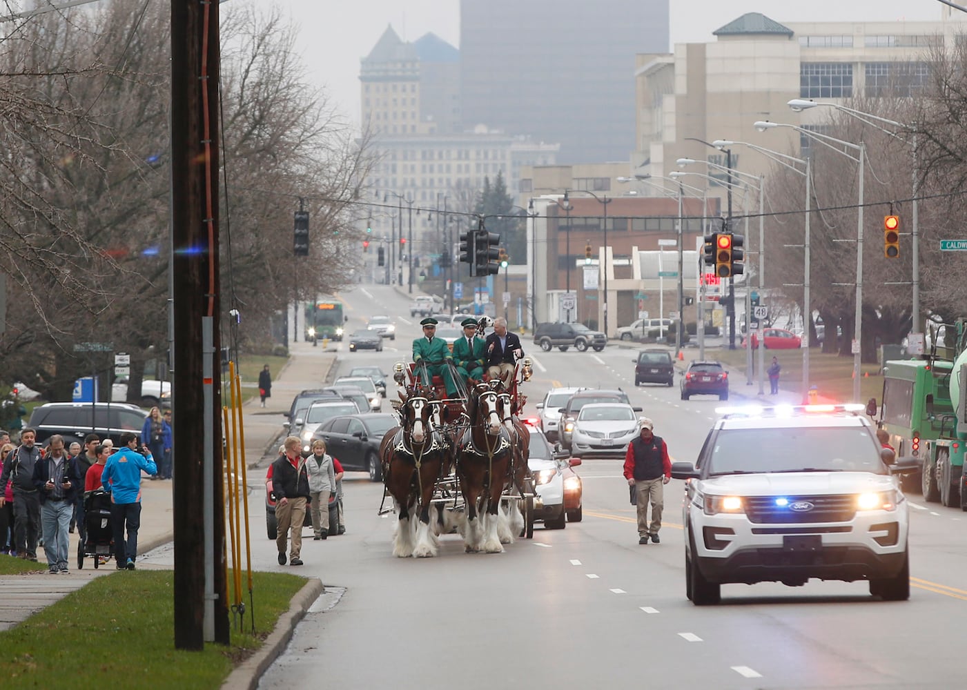 PHOTOS: The Budweiser Clydesdales are in Dayton