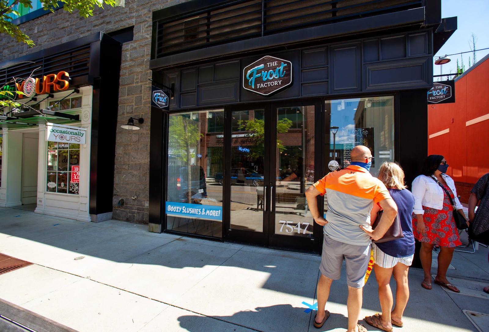 The Frost Factory is now open at Liberty Center in Liberty Township offering boozy and non-alcoholic slushy options in a variety of sizes. Most flavors are made from scratch with fresh fruit and can be customized with alcohol of choice. NICK GRAHAM / STAFF