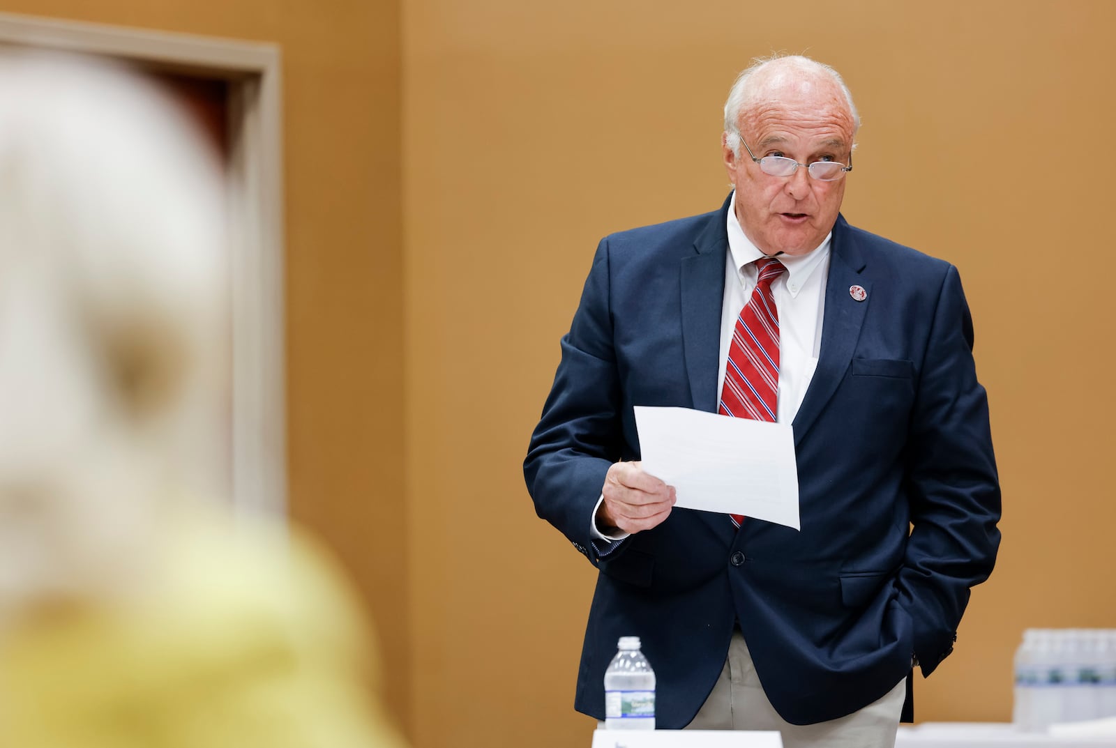 Butler County Prosecutor Michael Gmoser speaks during an event on Sept. 18, 2023. NICK GRAHAM/STAFF 