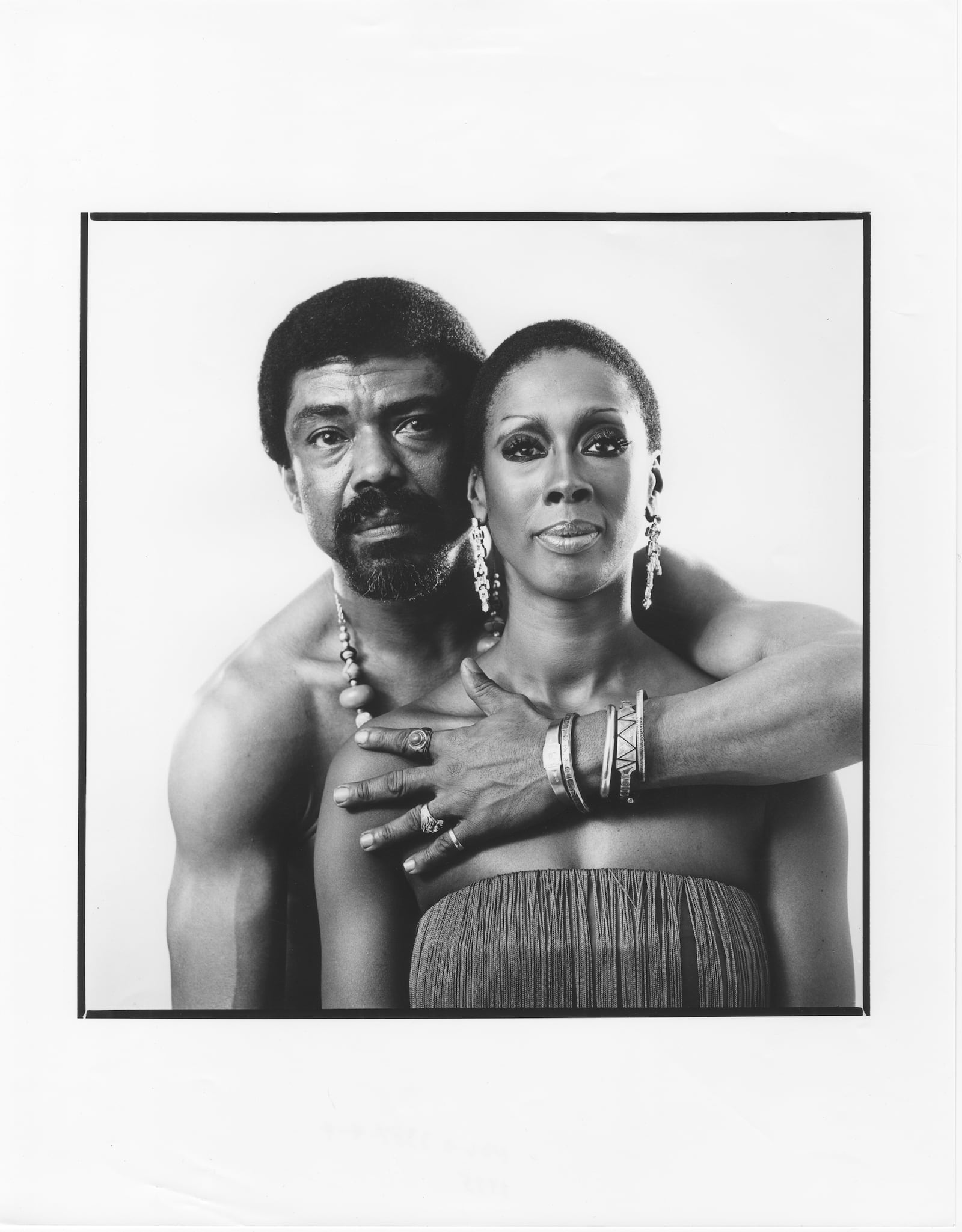 This undated photo provided by the Alvin Ailey Dance Foundation shows Ailey, left, and Judith Jamison. (Jack Mitchell/Alvin Ailey Dance Foundation and Smithsonian Institution via AP)