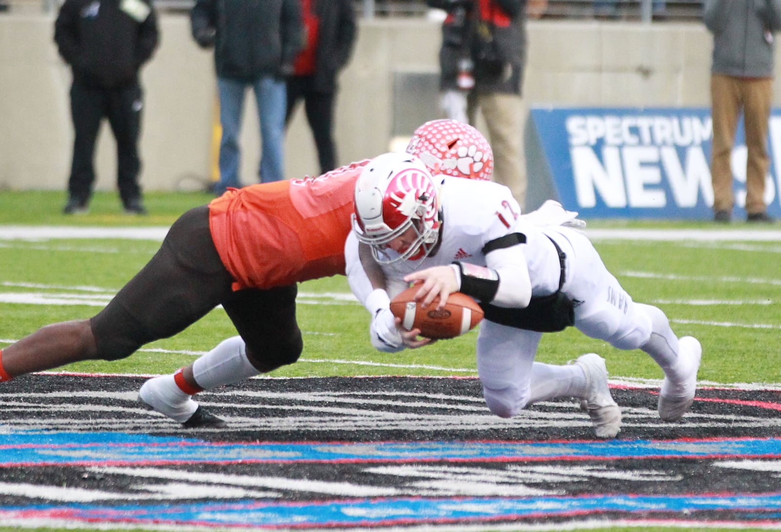 Trotwood-Madison defeated Mansfield Senior for the D-III state football championship at Tom Benson Hall of Fame Stadium in Canton on Friday, Dec. 6, 2019. MARC PENDLETON / STAFF