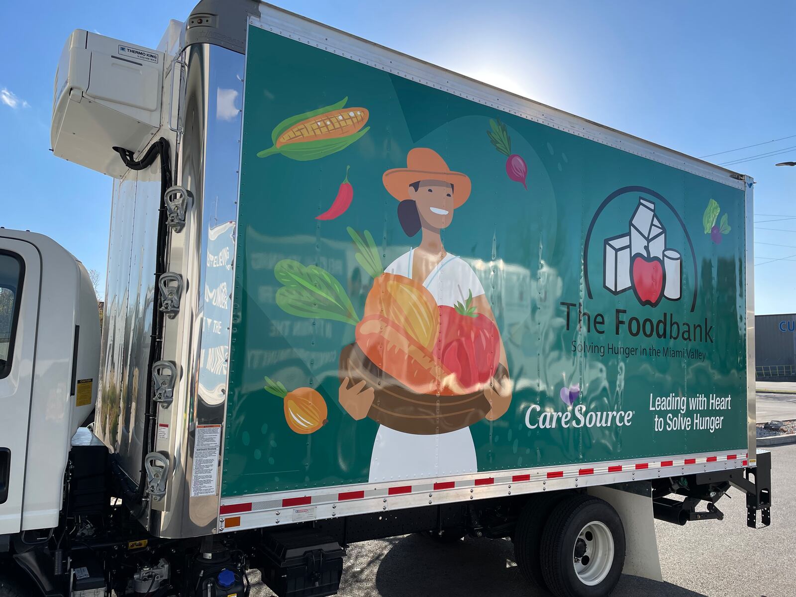 CareSource has sponsored a new truck for the Foodbank Dayton. CONTRIBUTED