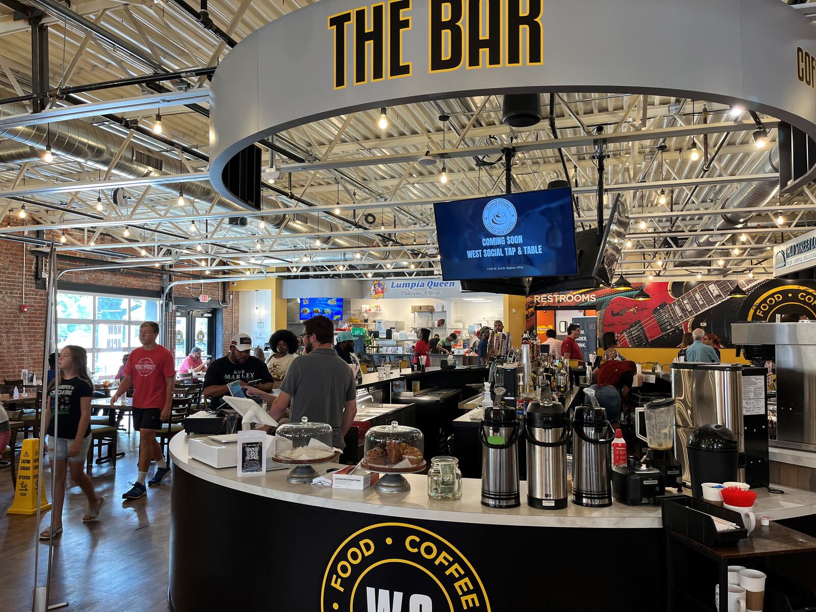 West Social Tap & Table food hall in the Wright Dunbar business district. CORNELIUS FROLIK / STAFF