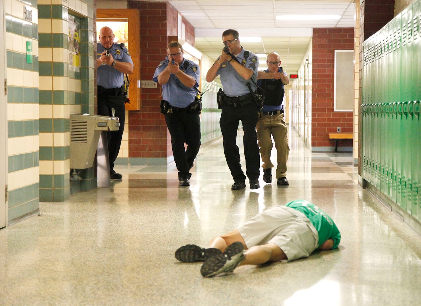 Mock School Shooter Training at Northmont